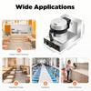 1200W Ice Cream Burger Maker Non-stick Commercial Press 122-572 Adjustable 110V Electric Panini Press Baking Machine w/Anti-sca