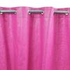 Curtain In Cotton, Linen Lurex Fuchsia 140x250