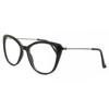 Full Rim Cat Eye Black Smartbuy Collection Georggian Cp121 Fashion Women Eyeglasses