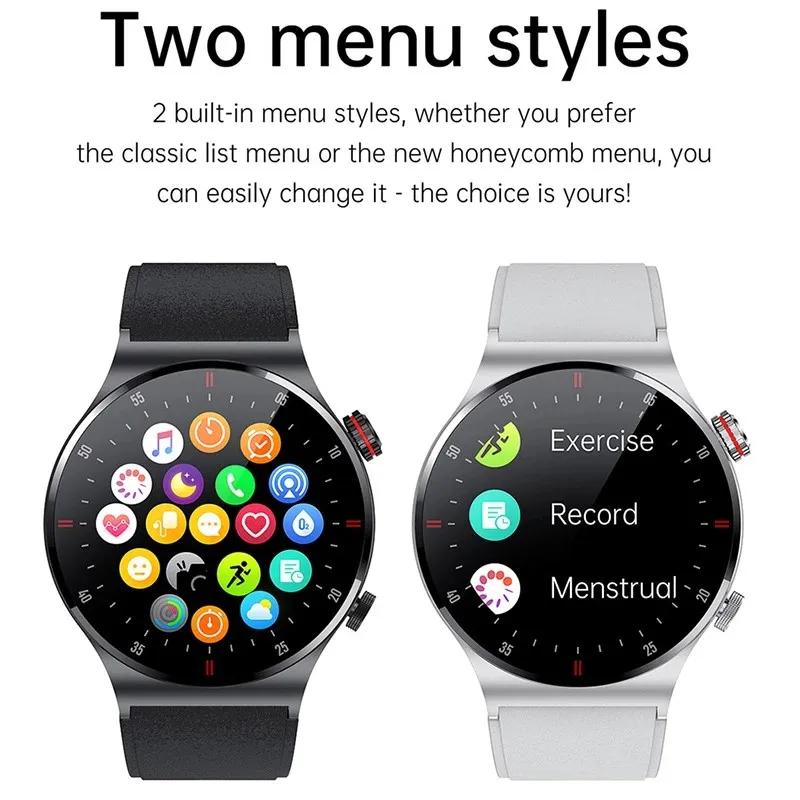 GPS Sports Smartwatch Men Health Monitoring With Heart Rate ECG + PPG 100+ Sports Modes NFC  New Bluetooth Call Smart Watch