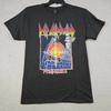 Def Leppard Shirt Men Small Black Rock Band Music Concert 80s 90s Retro NWT B