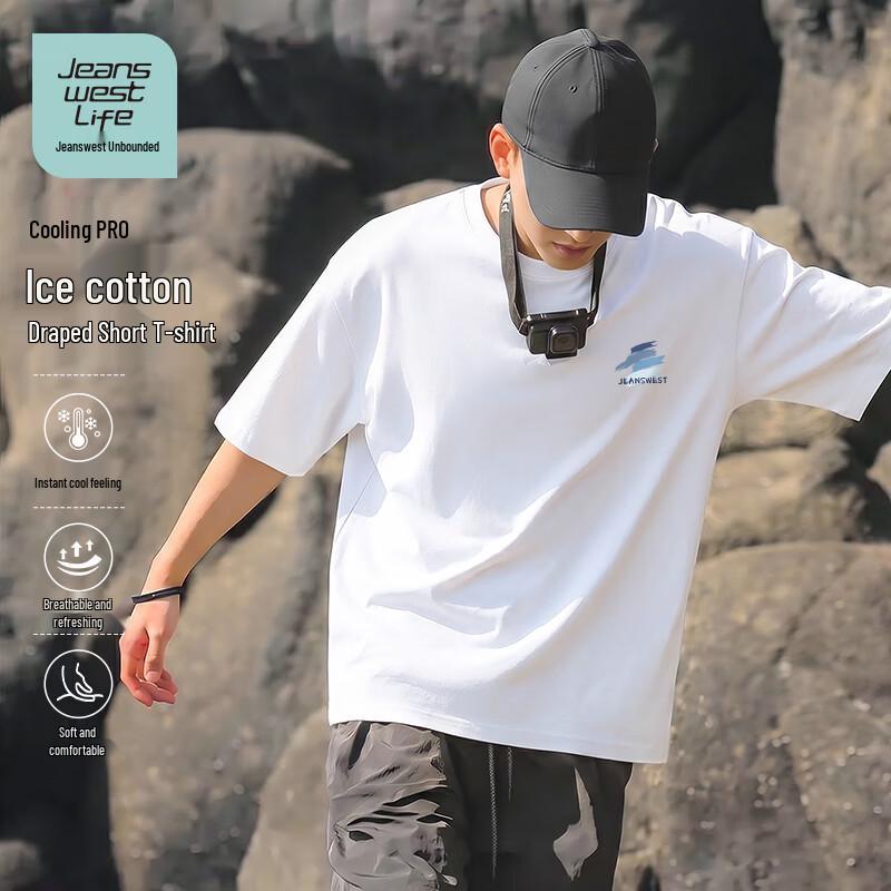 Jeanswest LIFE Men s Ice-Feel Cooling T-Shirt M