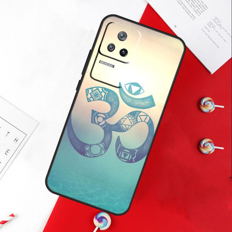 Yoga Om Hindu Symbol Cover For Xiaomi 13T 11T 12T 14T Pro 13 14 15 Ultra POCO X7 Pro X3 X5 X6 F5 F6 M6 Pro Case