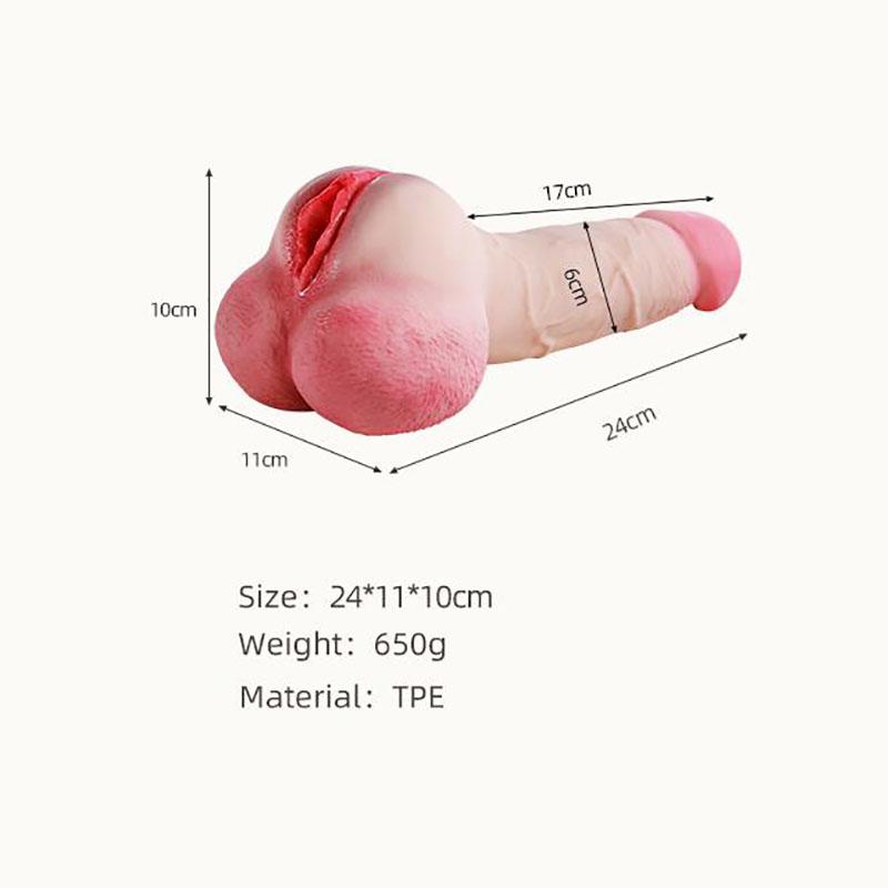 Realistic Dildo Penis Vagina 2 In 1 Sex Toys Masturbation Cup Male Female Sexy Tools Adult Toys