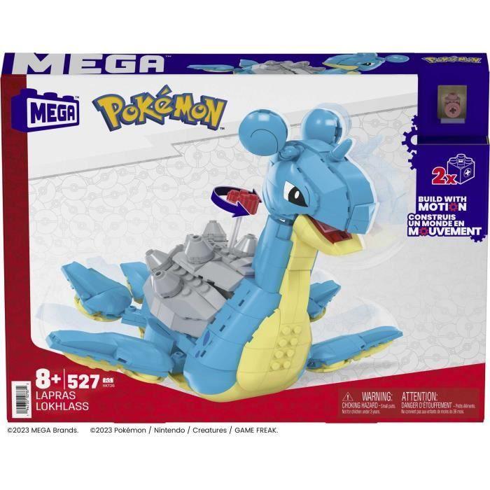 Mega pokémon-lokhlass-figurine articulée à construire (527 pcs) hkt26