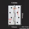 Stainless Steel Folding Casement Hinge for Doors, Windows, Wooden Boxes & Luggage (1-4 inches)