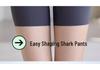Nahtlose Sharkskin Bauchkontrollierende High-Waist Sicherheitsshorts für Damen - Nicht rollend, Anti-Exposure, Dünne Sommer-Dreiviertelhosen
