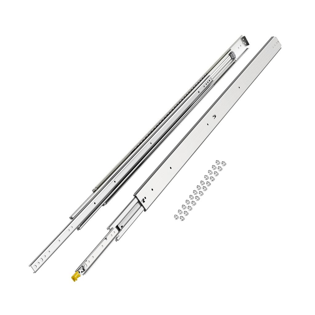 1 Pair 16-60 in Soft-Close Drawer Slides Ball Bearing Full Extension
