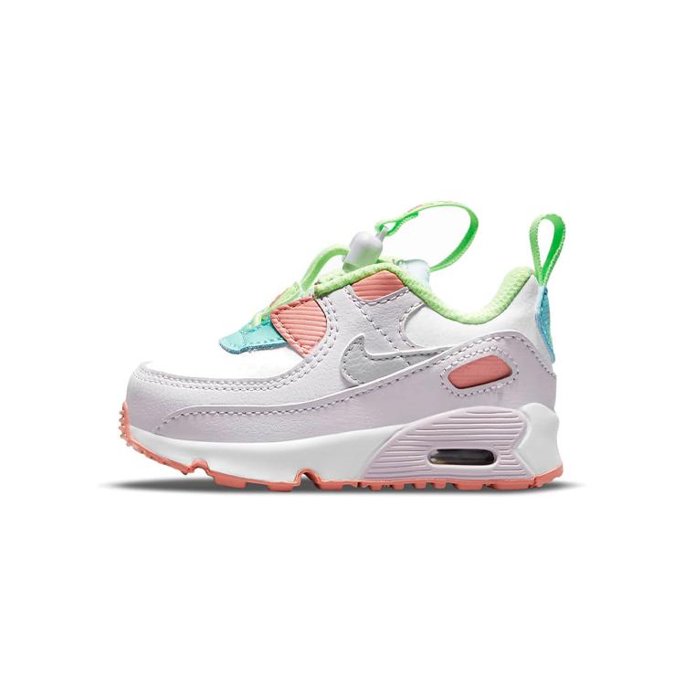 

Nike Air Max 90 Toggle Comfortable Round Toe Abrasion Resistant Abrasion Resistant Low top Toddler Shoes CV0065-102 23.5