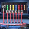 LyxosVee Fuse Block 6 Circuit Fuse Box Kit with LED Indicator Car Fuse Box