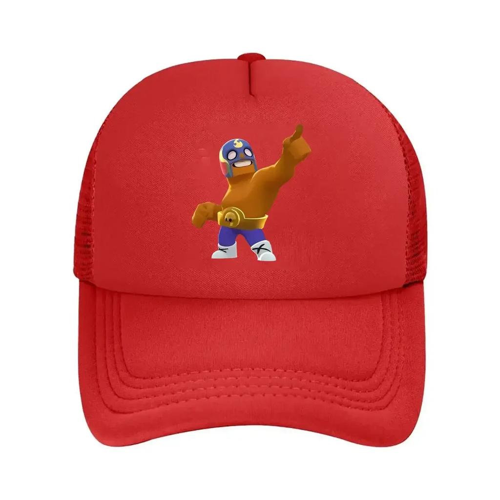 Lucha Libre Sports Wrestling Design Mesh Baseball Cap