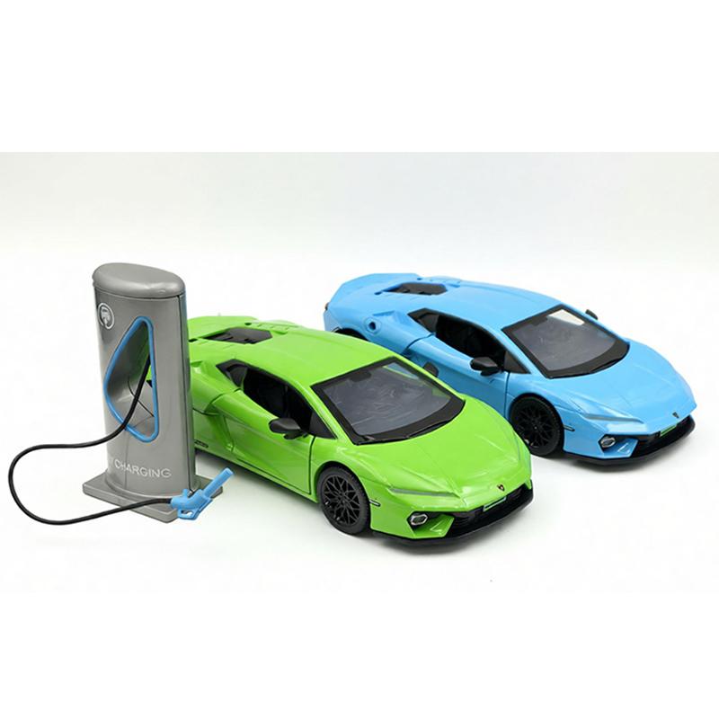 NEW 1/32 Lamborghini Temerario Supercar Alloy Model Car Toy Diecasts Metal Casting Sound and Light Car Toys for Children Vehicle