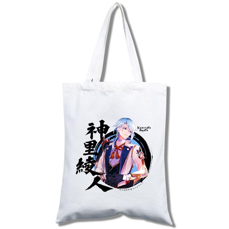 Anime Genshin Impact Canvas Bag Tote Bag