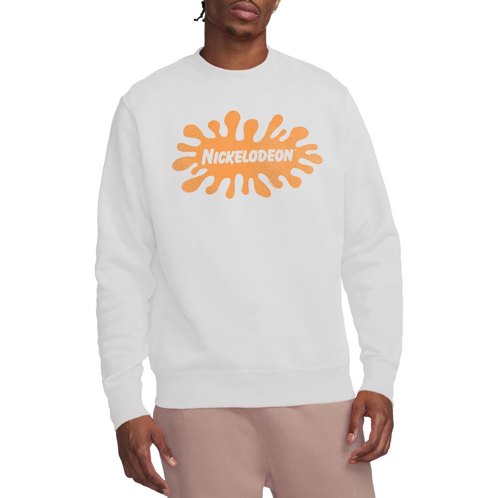 NICKELODEON Unisex Adult Retro Splat Logo Sweatshirt