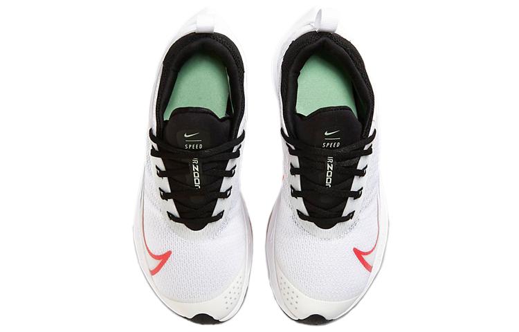 Nike Zoom Speed Air GS Rutschfest Dämpfung Niedrig geschnitten Laufschuhe für Kinder Weiß Rot Grün Kinder CJ2088-100