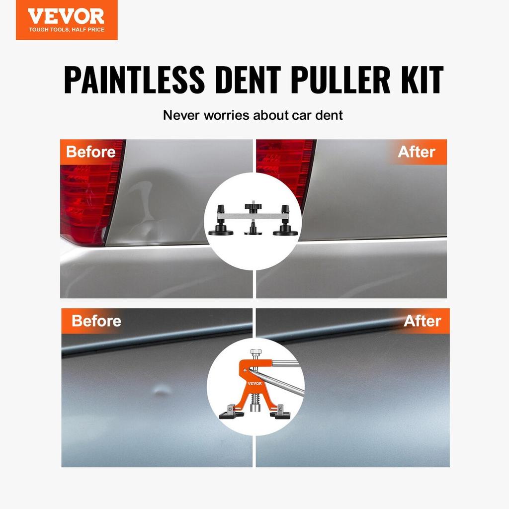 Car Body Dent Puller Bridge Lifter Tool Paintless Hail Remover Repair Kit