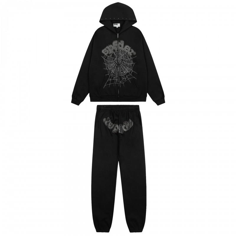 2026 Set Tuta con Felpa Senza Cappuccio in Cotone Leggero e Pantaloni Jogger Uomo Donna Streetwear Casual