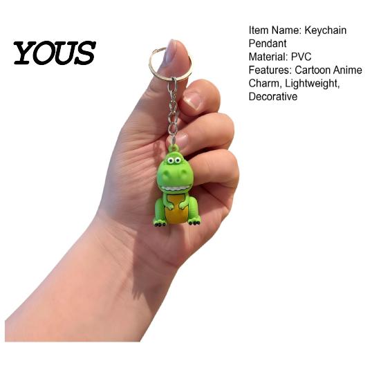 Keychain Toy 1/5Pcs Pendant, Cartoon Anime Figure Charm Key Holder, Kids Accessory Party Favor Pendant for Children Friends Backpack Decoration