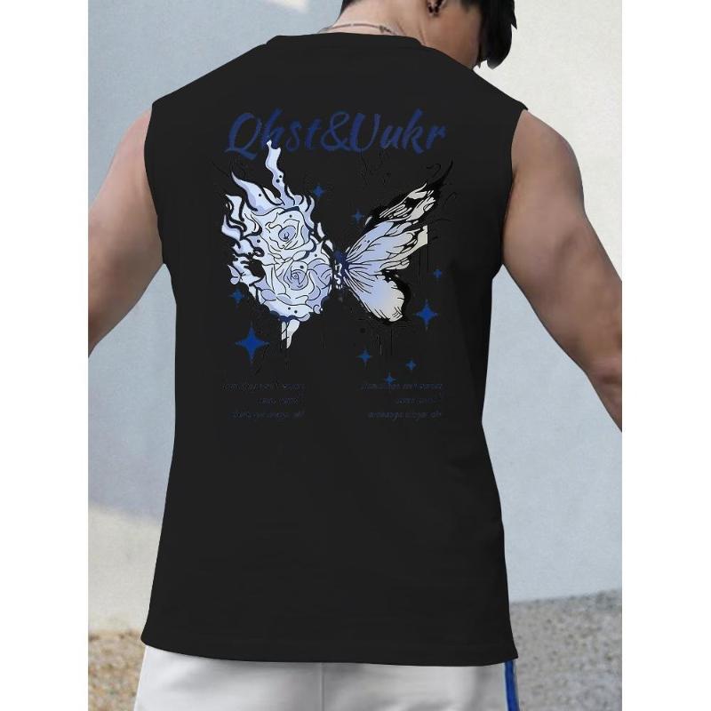 

Men s Striped Slim Tank Top, Classic Pattern Sleeveless, Lightweight Cotton, Beach & Picnics XXL