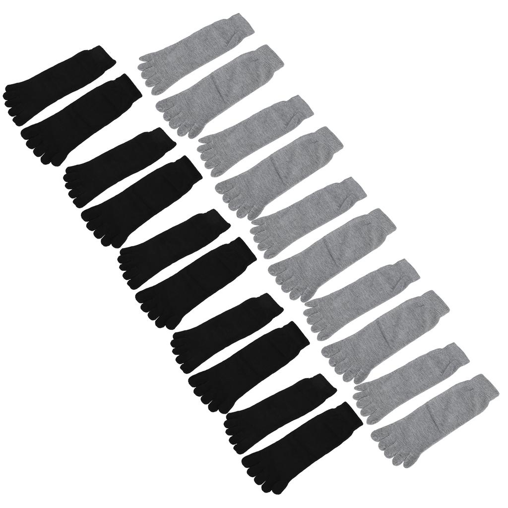 5pairs Toe Socks Breathable Five Finger Socks Prevent Foot Odor Running Yoga Socks for Men