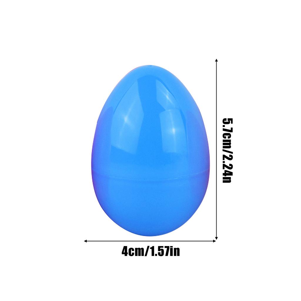 12pcs Easter Eggs Color Plastic Opening Eggs Home Party Easter Toys Gifts For Kids Hunt Game Kids Gift Supplies
