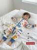 Bamboo Cotton Baby Sleeper: Split-Leg, Lightweight, Anti-Kick, All-Season Pajamas