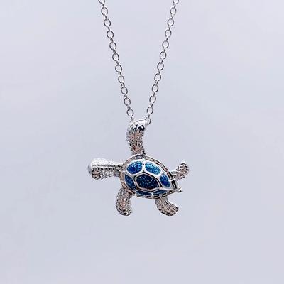 Opal Turtle Pendant Necklace - Women's Hot-Selling Temperament Design