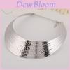 European Style Metal Geometric Necklace With Electroplated Finish For Women And Men