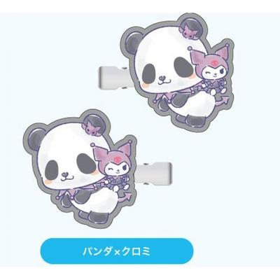 Jujutsu Kaisen Jujutsu Kaisen O Filme 0 X Presilha de Cabelo de Personagens Sanrio 04 Panda X Kuromi
