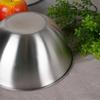 Miska kuchenna metalowa stalowa srebrna 21.5cm 1.9L VILDE 259639
