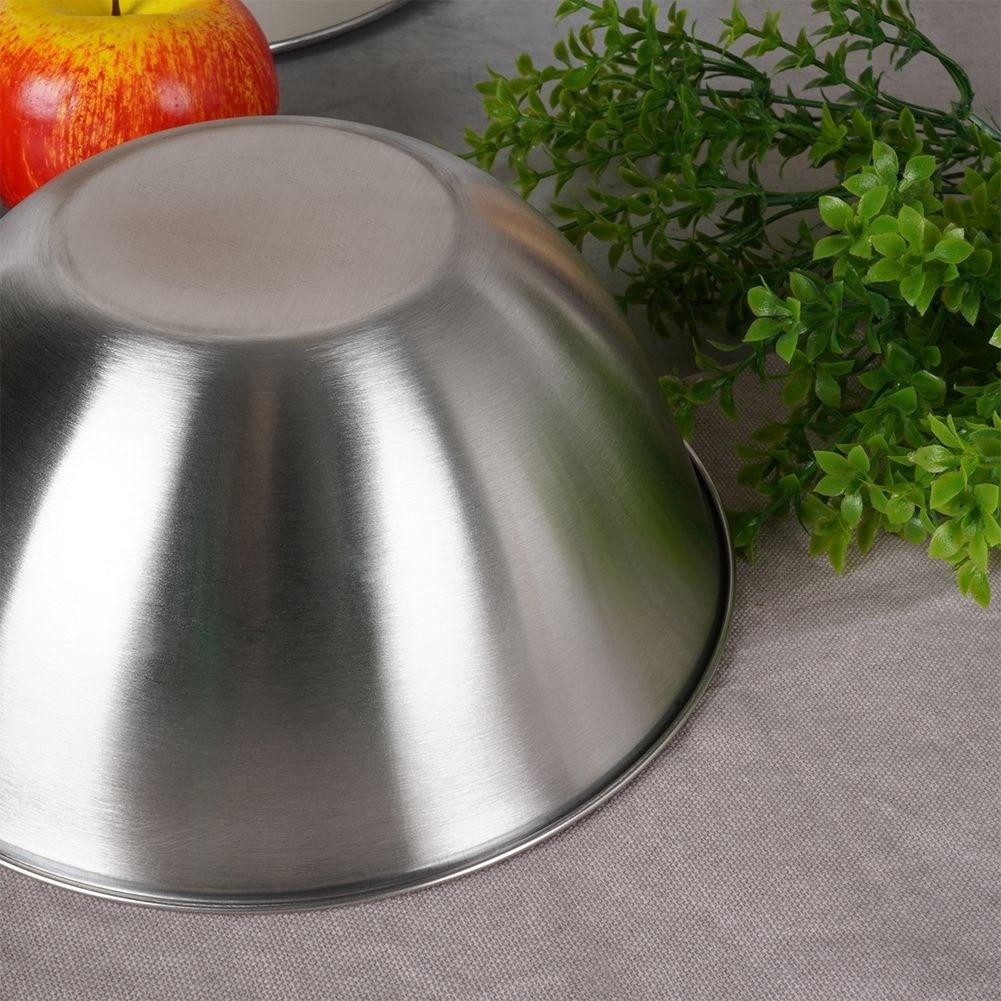 Miska kuchenna metalowa stalowa srebrna 21.5cm 1.9L VILDE 259639