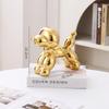 Figurina Cane Ospite in Ceramica Decorazione Casa Decorazione Stanza Accessori Ufficio Animale Nordico Sculture Decorative Figurina
