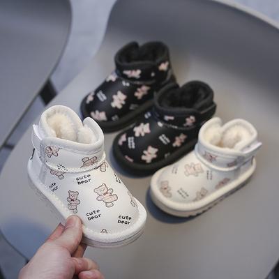Baby Snow Boots Winter Baby Fleece Boots Girls Shoes Boys Cotton Boots Children's Waterproof Cotton Shoes