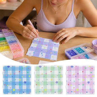 Heat Resistant Fuse Beads Pegboards 52/78Pins Square Bead Boards Bead Pegboards  Puzzle Making