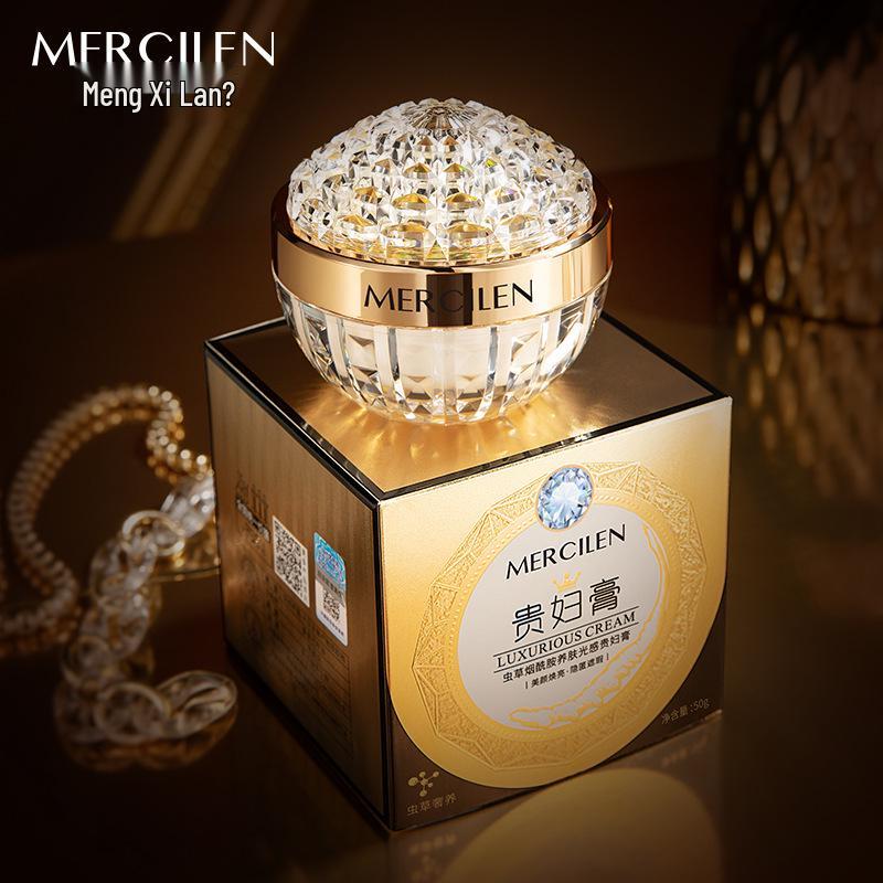Mengxi Lan Cordyceps Niacinamide Glow Cream - Nourishing, Moisturizing, Hydrating, and Brightening Face Cream.