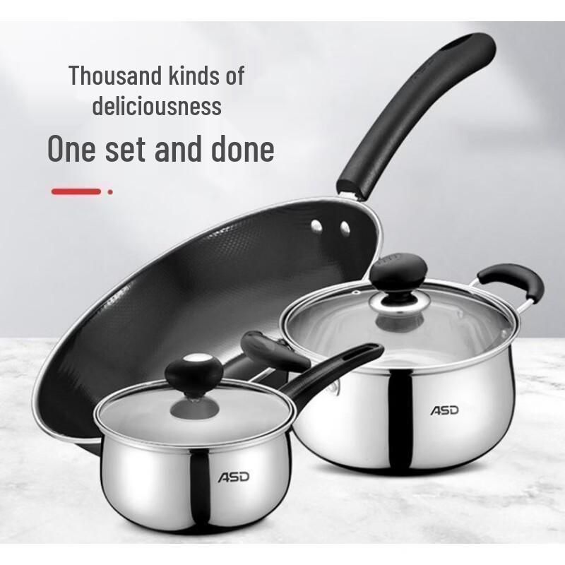ASD Cool Chef 3-Piece Cookware Set