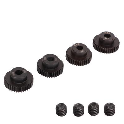 48DP 5.0mm Metal Pinion Motor Gear 35T 36T 37T 38T Chrome Molybdenum Alloy Steel Gear Set for 1/10 RC Car