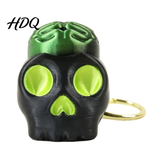 Backpack Accessory for Teens Halloween Fidget Clickers, Cute Mini Black Cat Pumpkin Skeleton Keychain, Compact Tool Home 3D Printed Clicker