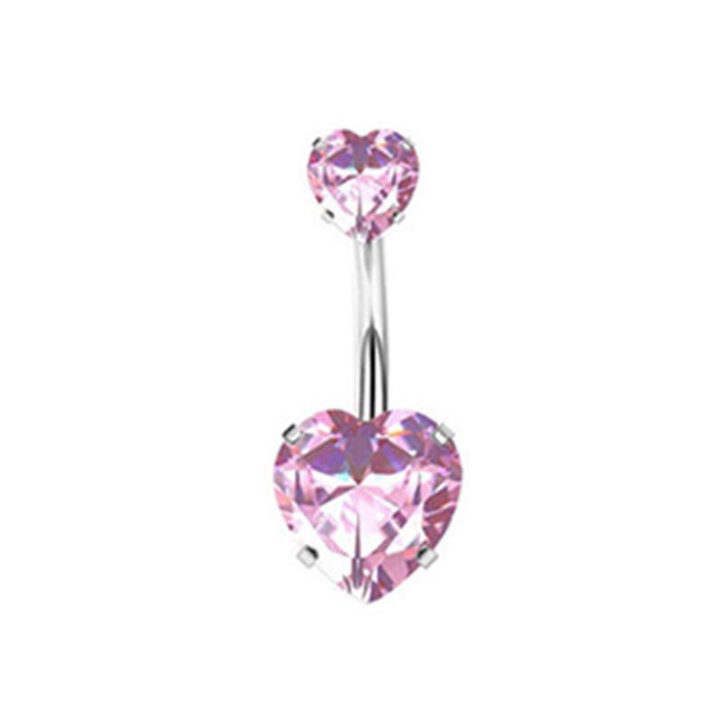 Colorful Butterfly Heart Belly Button Rings For Women Girls Sexy Navel Ring Drop Dangle Body Jewelry Beach Belly Navel Rings