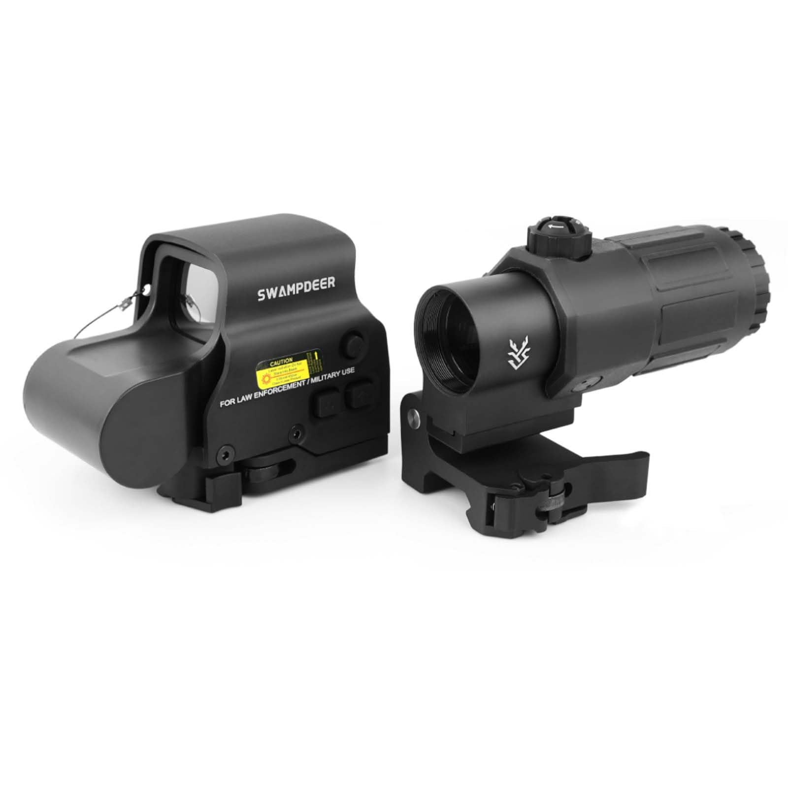 

Набір лупи та точкового прицілу SWAMP DEER OPTICS G33 & EXPS3 типу Holo Sight 3x Booster Optical Set Black
