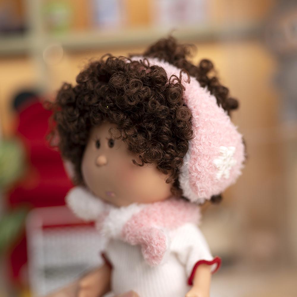 24cm Mia Autumn/Winter Silicone Doll with Ear Muffs & Scarf Outfit