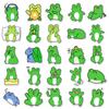 50 Cartoon Frog Graffiti Stickers for DIY Phone Cases & Suitcases