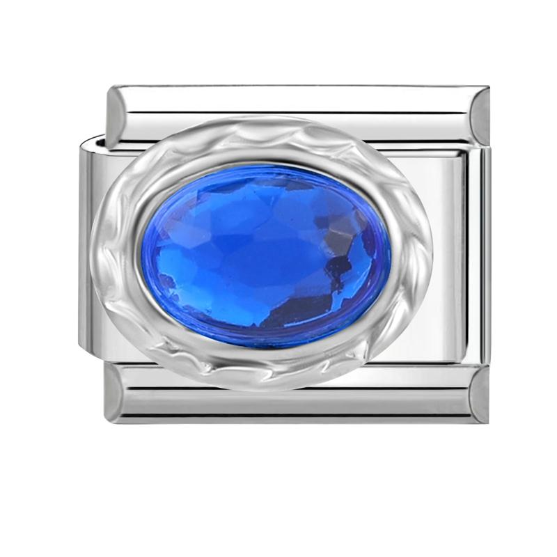 Zale Charm Italian Albastru Carouri Fluture Ochi de Diavol Flori Pisică Inimă Se Potrivesc Brățară Oțel Inoxidabil 9mm Femei DIY Făcut Cadouri