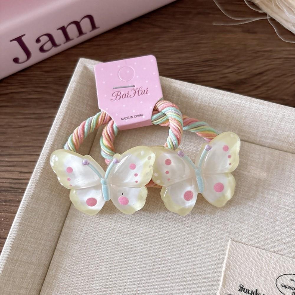 

10Pcs Sweet Elastic Rubber Band Luxury Bowknot Hair Ties Butterfly Hair Bands Hair Accessories