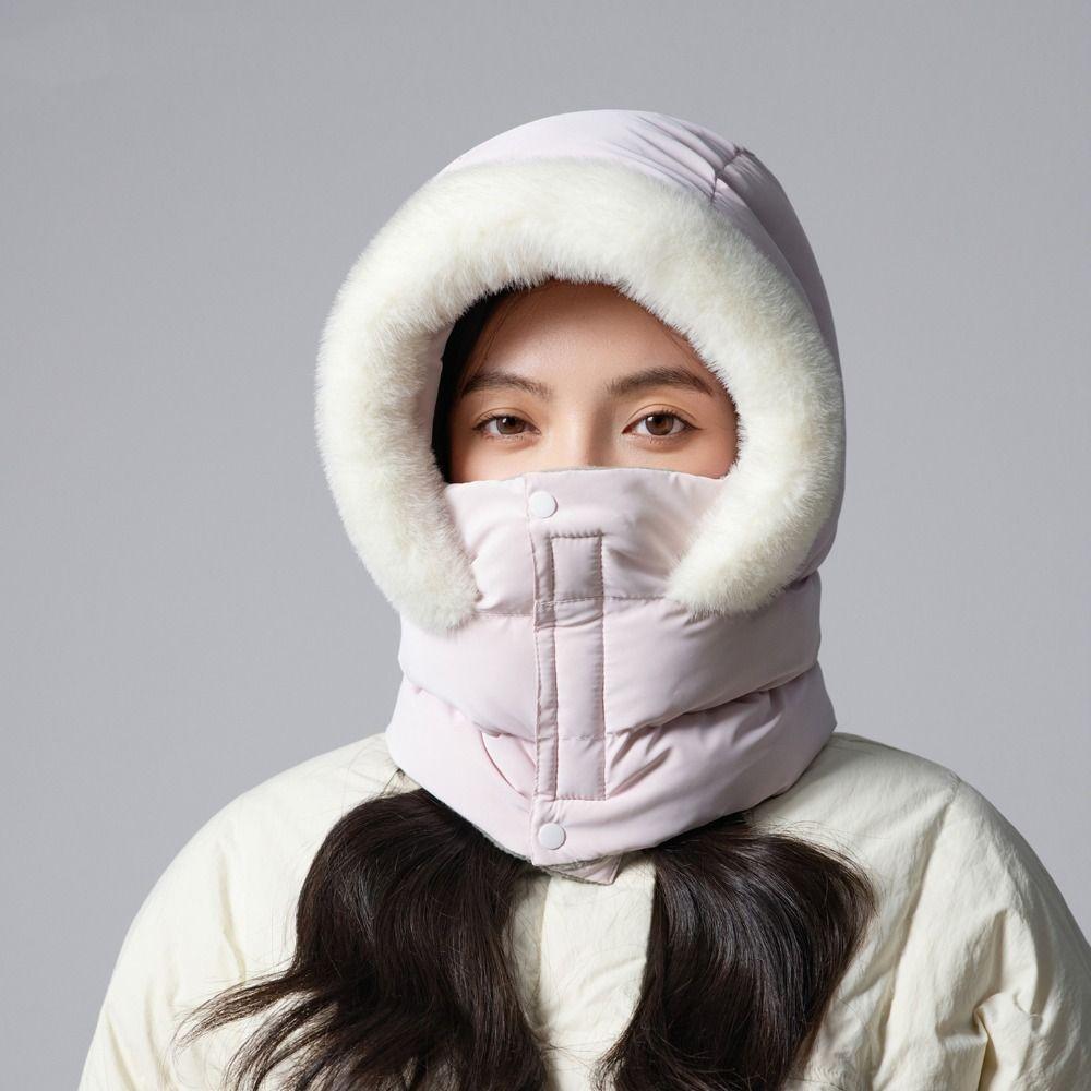 Keep Warm Warm Scarf Face Mask Windproof Lei Feng Hat Fashion 3-in-1 Winter Cycling Hat  Outdoor