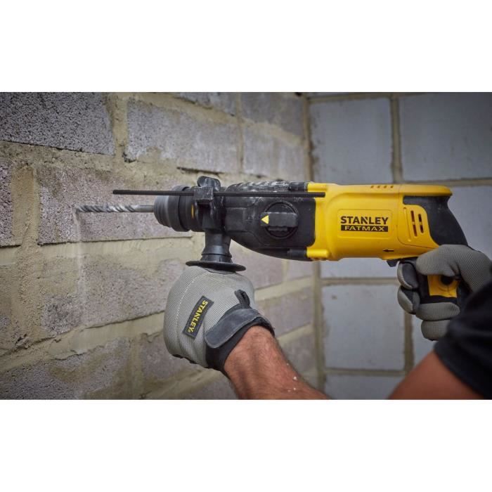 Perforateur filaire SDS+ - 800W 2J - STANLEY FATMAX V20 - SFMEH210K-QS - avec accessoires