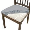 1PC Stretch Dining Chair Seat Covers Spandex Elastic Upholstered Chairs Cushion Cover Removable El Party Chair Slipcovers