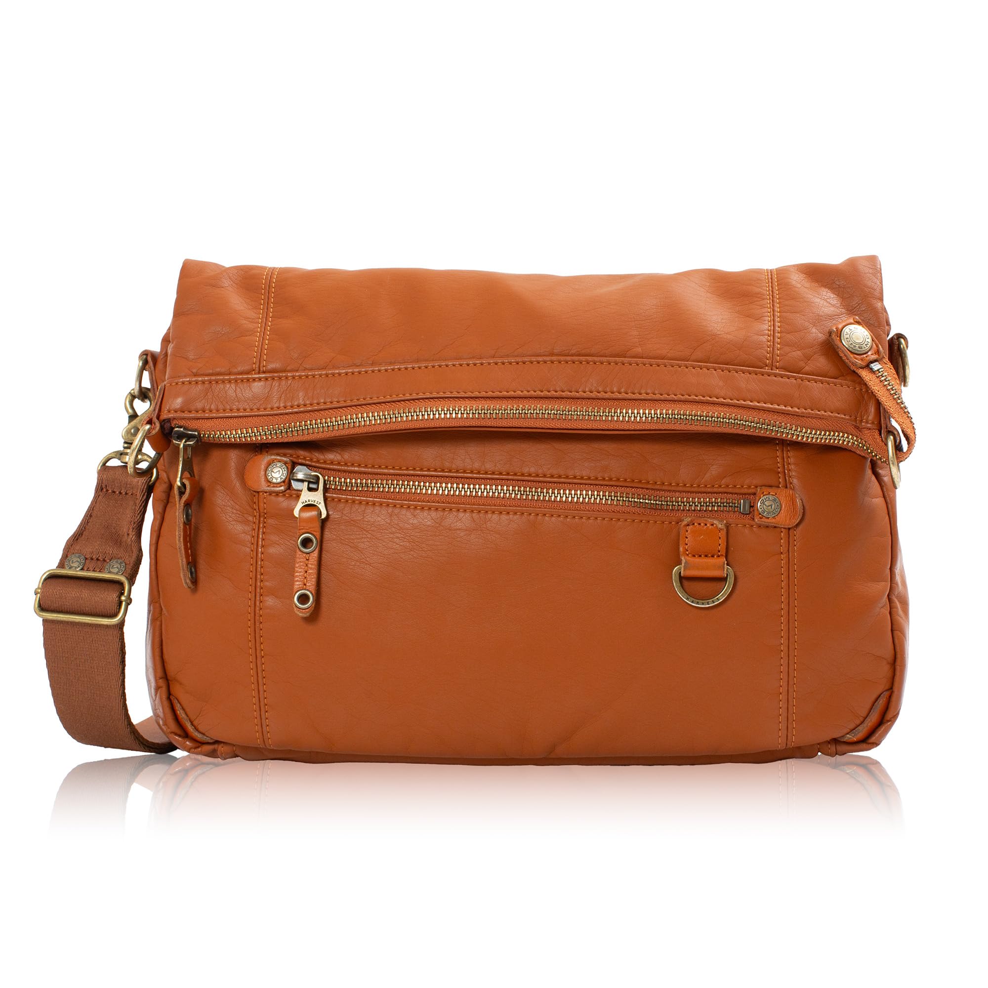 

Moustache Shoulder A4 Synthetic Men s Fold-Over Bag, Size, Leather, Pre-Washed, BAO-0382 (Camel)