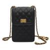 New women's bag fashion diamond bag women's fashion casual shoulder messenger bag texture chain bag