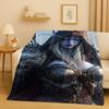 3D WOW World of Warcraft Spiel Dämonenjäger Arthas Cartoon Flanell Decke, Ultra Weiche Plüschdecke für Zuhause Schlafzimmer Bett Sofa Abdeckung